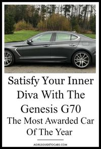The Genesis G70 has everything. EVERYTHING. There’s almost nothing left to add to this luxury sports sedan and best of all, it an all be had for under $50K. #genesis #genesisg70 #genesisg70interior #luxurycars #luxurycarsforwomen #mynextcar #buynewcar #bestluxurycars #carreview