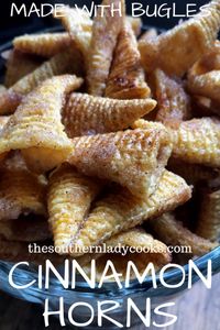 Cinnamon Bugles - 4 Ingredients - The Southern Lady Cooks