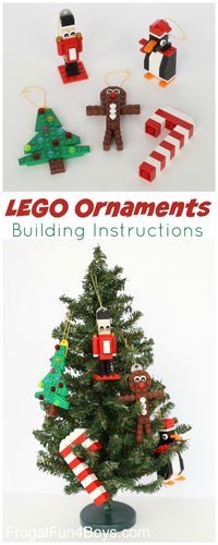 Five LEGO Christmas Ornaments to Make (With Parts Lists and Building Instructions!)