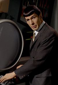 Star Trek TOS - Spock.  Handsome Spock.  Logically speaking.