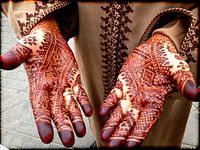 The most phenomenal henna I have ever seen in Morocco. Photo taken last month in Marrakech. @Nic Tharpa Cartier