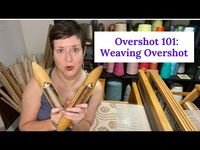 Overshot 101 - Weaving Overshot - YouTube