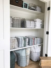 Simply Done: The Most Beautiful - and Organized! - Linen Closet