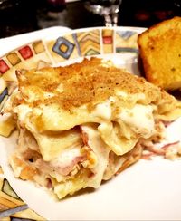 Chicken Cordon Bleu Lasagna