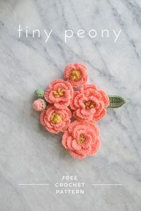 My Favourite Crochet Flowers - A round-up of free patterns - Crafty Cruella