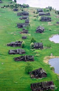 Abandoned Russian village. Karelia, 2009