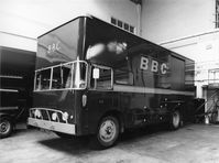 1970s BBC van used for outside broadcasts.