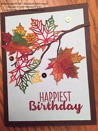 Stampin' Up! Colorful Seasons bundle shared by Dawn Olchefske #dostamping #stampinup #handmade #cardmaking #stamping #diy #rubberstamping (Elizabeth McConnell)