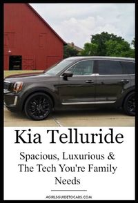 The 2020 Kia Telluride SX AWD has the space your growing family needs. The luxury you deserve. The tech your kids demand, all in a gorgeous sleek design. #kia #kiatelluride #tellurideinterior #largesuv #familysuv #luxurysuv #bestsuv #cartech #besttechsuv