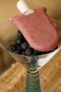 Blueberry Tarragon Frozen Pop (Zoku)