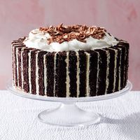 triple ice cream cake chocolate martha bakes