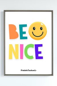 ❤🦋❤ Be happy, Be nice printable wall art for kids is perfect wall art for your children, it is a great fit for Schools, Homeschools, Nursery, etc. ❤🦋❤ You will get a 60% discount code after the successful purchase of any item in our shop, as a thank you gift. ❤🦋❤ Are you a teacher? Please feel free to email us and get a 60% Discount Code for a limited time as an appreciation for your efforts. ❤🦋❤ Thanks for shopping with us. Classroom Boho Printable Wall Art Rainbow Print Decor