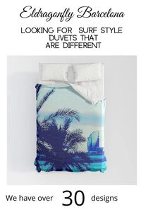 If your looking for home decor beach and surf fashion ideas, we might have the answer surf chic, duvetdesign, duvet ideas,bedding, surf illustration prints eldragonfly, barcelona design, beach fashion , surffashion, duvet ideas #duvets #duvet #bedding #beddingideas #surfstylehomedecor #homedecor #surfstyleroom
