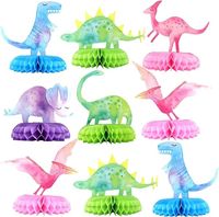 Amazon.com: HaPiBiDesign Dinosaur Baby Shower Table Centerpieces - Dinosaur Party Decorations - 12 PCS Dino Party Honeycomb Centerpieces for Table Decorations - Dino Center Piece Dinosaur Table Topper for Kid : Toys & Games