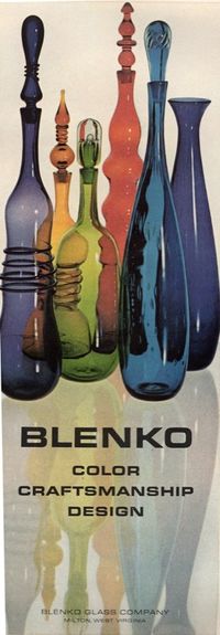 Vintage Blenko Glass Ad