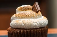 S'mores Cupcake Toasted marshmallow, Hersey bars with a graham cracker flavored cake - Yelp