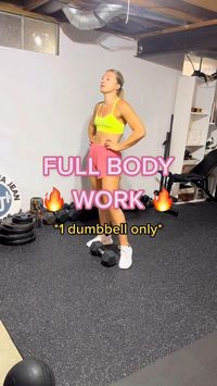 FULL BODY AT HOME WORKOUT! DUMBBELL ONLY! Follow for more workouts and fitness tips