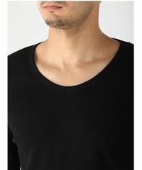 「avirex/アヴィレックス/メンズ/3/4SLEEVE U-NECK T-SHIRT/七分袖　Uネック　Tシャツ」