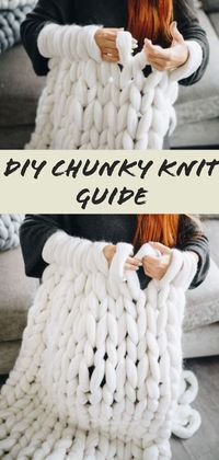 Step by step guide on how to make a DIY chunky blanket. Don’t they look so beautiful and cozy? Fortunately, you can easily make one from the comfort of your home.