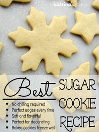 Best Sugar Cookie Recipe @KatrinasKitchen.. http://www.inkatrinaskitchen.com/2011/12/best-sugar-cookie-recipe-and-kitchenaid_28.html