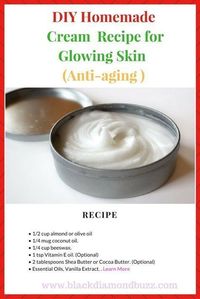 Simple Homemade Night Cream Recipes