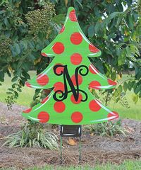 Steel Southern Designs Red & Green Personalized Christmas Tree | Best Price and Reviews | Zulily