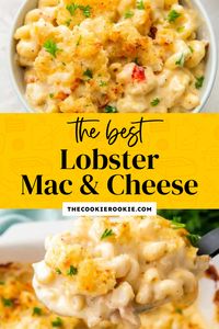 If you think mac and cheese can’t be improved on, I’m about to change your mind! This lobster mac and cheese is such a treat! Rich and creamy, this restaurant quality recipe takes mac and cheese to a whole new level! Topped with breadcrumbs and parmesan and oven baked, this is one hell of a recipe!