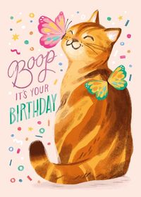 Boop cat - happy birthday card  #greetingcards #printable #diy #birthday