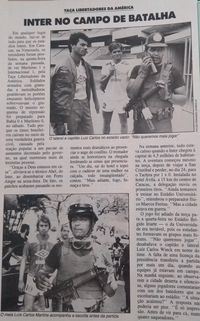 Libertadores de 1989. Revista Placar.