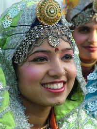 India | A haryanvi young girl in traditional dress. © Ashok Gupta Monaliesaa