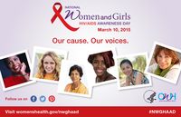 National Women & Girls HIV/AIDS Awareness Day is just around the corner! Our cause. Our voices. #NWGHAAD