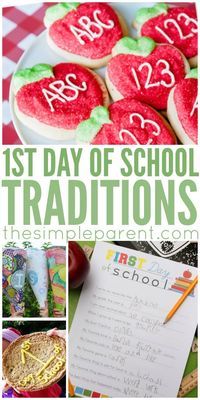 Looking for First Day of School traditions to start with your children? Check out these fun back to school ideas and start making memories this year!