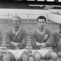 Ivor Allchurch e Derek Tapscott, Cardiff City, 1963.