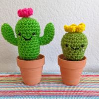 One-Hour Cactus: Free Crochet Pattern – Geek Out Yarn Creations