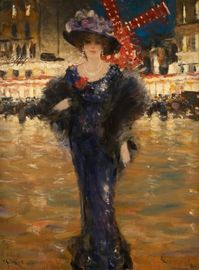 In Front of Moulin Rouge - Victor Guerrier