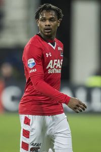 Levi Garcia of AZ Alkmaar. during the Dutch Cup semi final match between AZ Alkmaar and sc Cambuur Leeuwarden at AFAS stadium on March 02 2017 in...