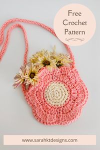 Easy May Day Flower Purse Free Crochet Pattern — Stitch and Hound