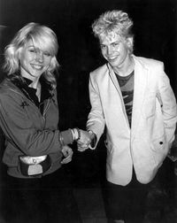 Debbie Harry & Billy Idol, 1978 #debbieharry #billyidol #blondie #generationx