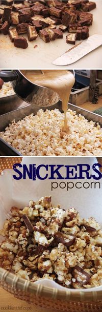 Snickers PopcornSnickers Popcorn