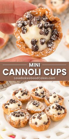 Mini Cannoli Cups pin collage Italian Themed Dessert Table, Mini Canolli Tarts, Easy Mini Cannoli Cups, Complex Baking Recipes, Mini Cannoli Bites, Mini Canolli Cups, Canoli Cups Easy, Cannoli Cups Mini, Dessert For A Dinner Party