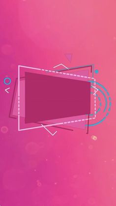 a pink background with an image of a large screen on the bottom right hand corner