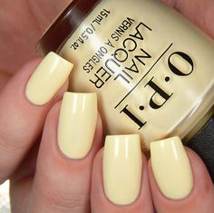 Yellow Nail, Opi Yellow, Opi Nail Polish Colors, Opi Gel Nails, Yellow Nail Polish, Opi Nail Colors, Popular Nails, Summer Nails Colors, Yellow Nails