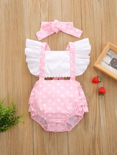 Cute Caps, Ruffle Bodysuit, Eve Dresses, Clothing Photography, Matching Headband, Girls Clothing Sets, Newborn Outfits, Summer Baby, Baby Star