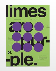 an image of a poster with the words times square in black and purple on green