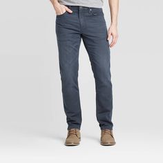 Men's Slim Fit Jeans - Goodfellow & Co Galaxy Blue 33x32, Men's Dressy Jeans, Athletic Fit Jeans, Meeting Friends, Gray Jeans, Wingtip Oxford, Straight Fit Jeans, Jeans Men, Tapered Jeans, Grey Jeans