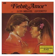 a movie poster for the film fire and amor with two people facing each other