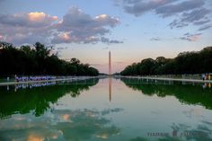 the reflecting pool at the national mall in washington dc