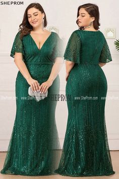 Deep Vneck Sparkly Sequins Mermaid Formal Dress With Puffy Sleeves Ref.EP00838DG16 at SheProm. http://www.sheprom.com/ is an online store with thousands of dresses, range from Prom,Formal,Evening,Green,Plus Size Dresses,Sparkly Dresses,Sequin Dresses,Long Dresses and so on. Not only selling #FormalDresses more and more trendy dress styles will be updated daily to our store. All instock with stable shipping. Shop now to get 10% off! Curvy Girl Dresses Formal Evening Gowns, Plus Size Sequin Dress With Sleeves, Emerald Green Formal Dress Plus Size, Evening Party Dress Plus Size, Sequin Dresses Long, Green Dress Plus Size Evening Gowns, Plus Size Green Dress Formal, Plus Size Formal Dresses With Sleeves, Plus Size Gowns Formal Wedding Parties