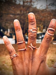 This Bands item by GoodVibeWraps has 1247 favorites from Etsy shoppers. Ships from Atlanta, GA. Listed on Mar 28, 2024 Copper Tube Jewelry, Copper Rings Handmade, Cowboy Sculpture, Wire Techniques, Wire Wrapped Stone Jewelry, Afrocentric Fashion, Copper Jewellery, Birthday Gift For Men, Rings Etsy