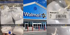 there is a walmart store that has been wrapped in plastic and it's for sale